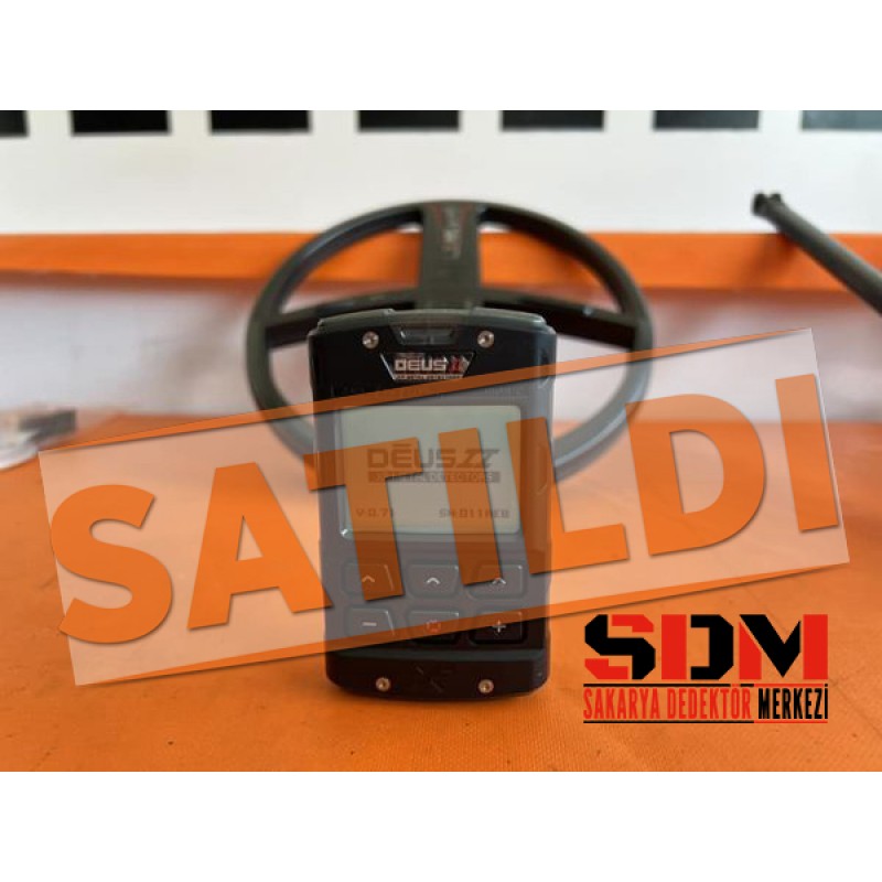 XP DEUS 2 DEDEKTÖR ANA ÜNİTE VE BÜYÜK 34 CM BAŞLIKLI İKİNCİ EL